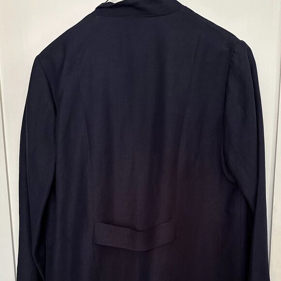 Sete di Jaipur blue long light blazer coat - Picture 4 of 5